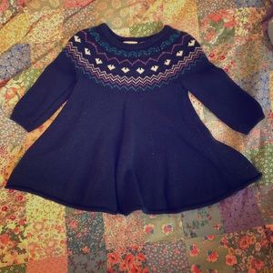 Winter baby dress